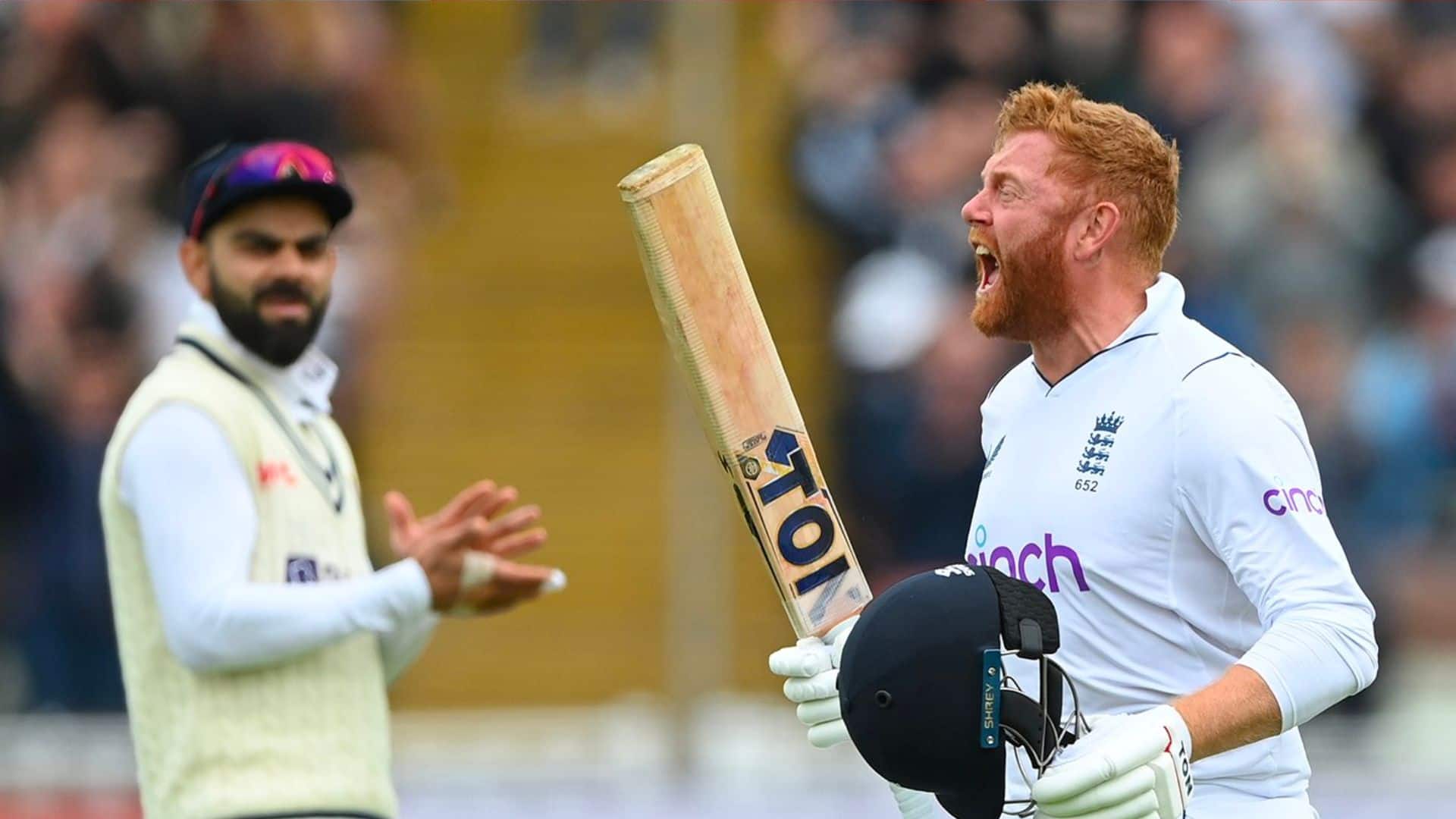  [Watch] When Virat Kohli’s Ugly Sledging Lifted 'Sleeping Beast' Bairstow Against India